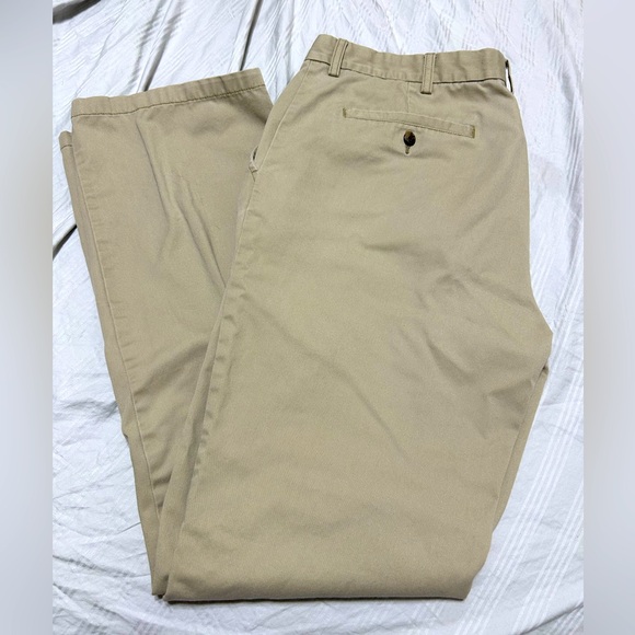 Men's St. John's Bay Size 38x34 Tall Tan Pants - Picture 1 of 5